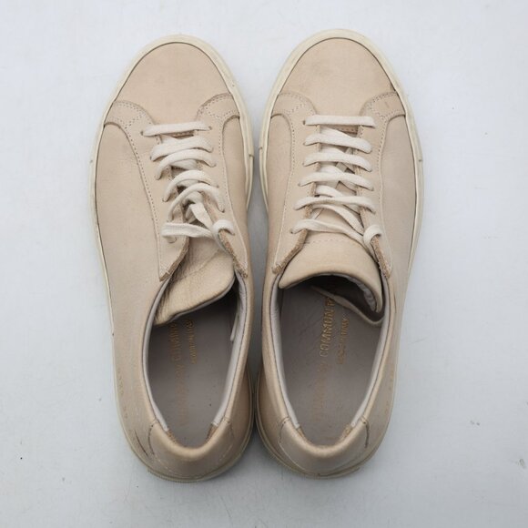 Common Projects Achilles Women's EU Size 37 Beige Leather Casual Sneakers Italy - Picture 9 of 11